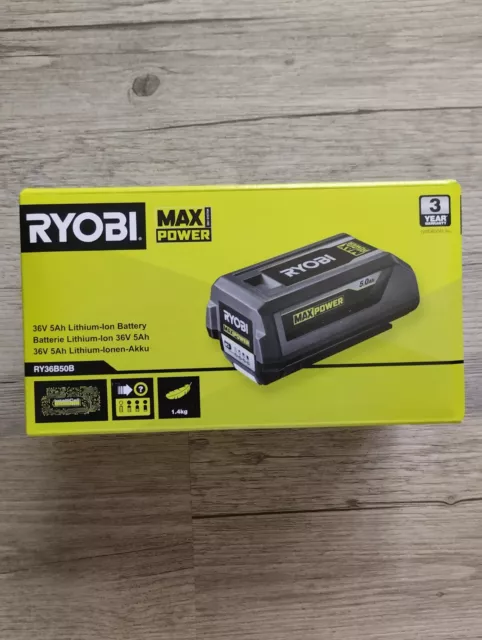 Batterie RYOBI 36V MaxPower™ - 5,0 Ah