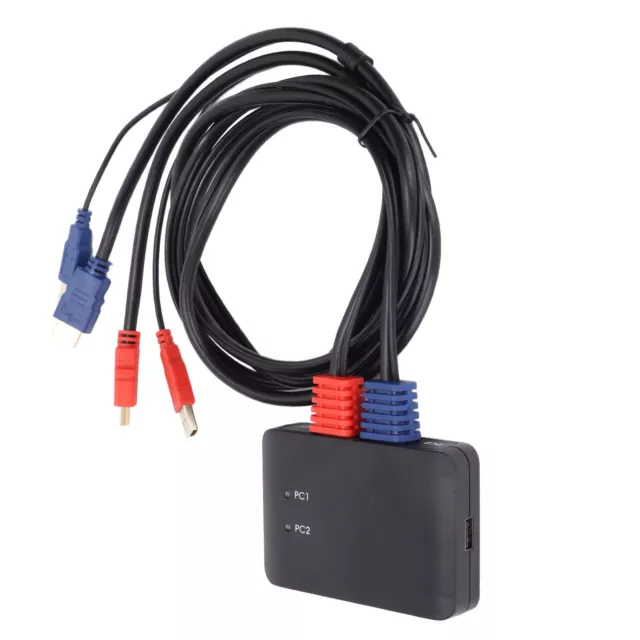 02 015 KVM Switch 2 Port KVM Switch Splitter Multifunction 4K At 60Hz For