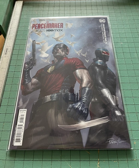 DEATHSTROKE INC 5 lucio parillo peacemaker card stock variant 2022