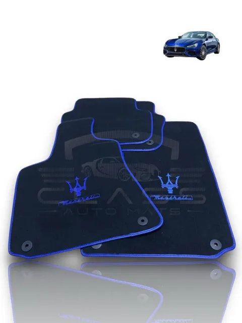 Carpet Velour Floor Mats for Maserati Ghibli/Levante/Quattroporte/Granturismo