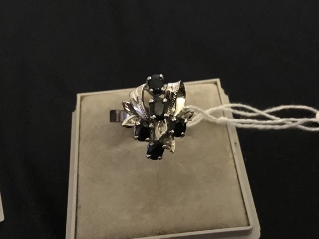 Bague Libellule Art Nouveau - Argent 925 Et Vermeil, Pierres CZ, Réglable, Sans Boîte