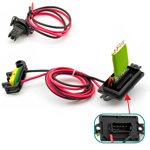 Résistance Chauffage Voiture - Compatible Clio 3/4, Scenic 3, Megane 3, 207, 308, C4, DS4, Etc.