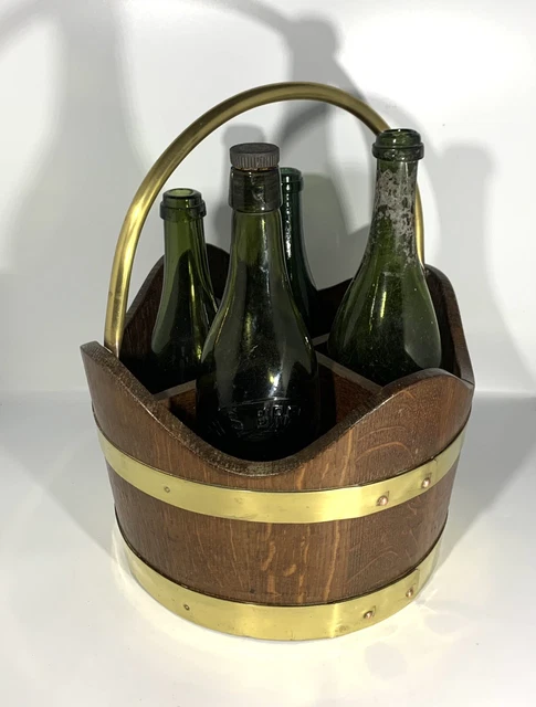 FABULOUS VICTORIAN COOPERED Barrel Wine Bottle Carrier £225.00 ...