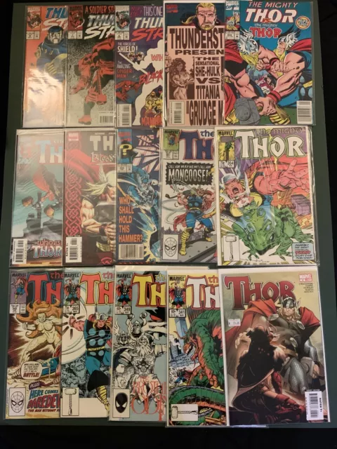 The mighty Thor comic lot of 15 Minor Keys! VF+/NM-