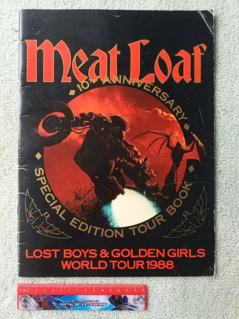 Meat Loaf Tour Programme 1988 Lost Boys And Golden Girls