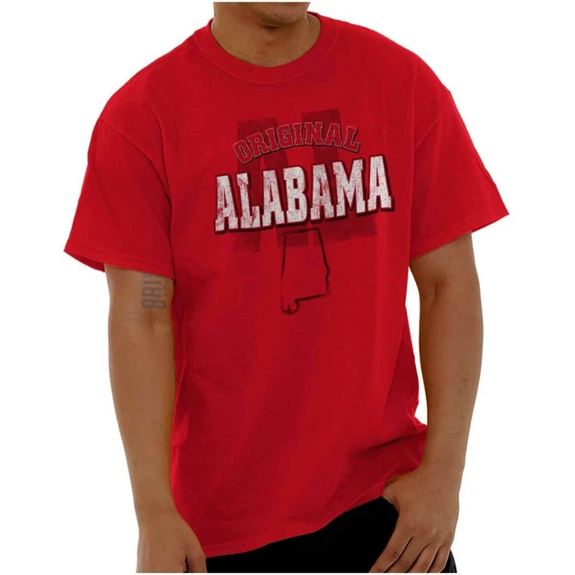 Alabama Original Hometown Vacation Gift AL Womens or Mens Crewneck T Shirt Tee