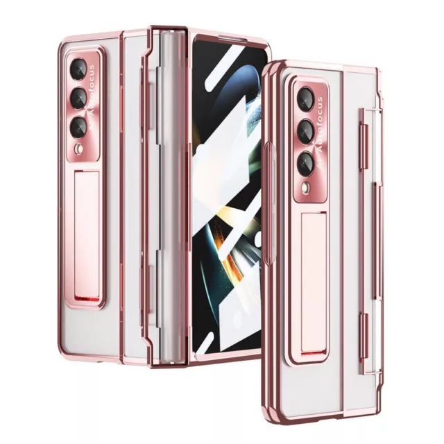 Magnetisch Hülle für Samsung Galaxy Z Fold4 Fold3 Falten Glas Holder Schutz Case