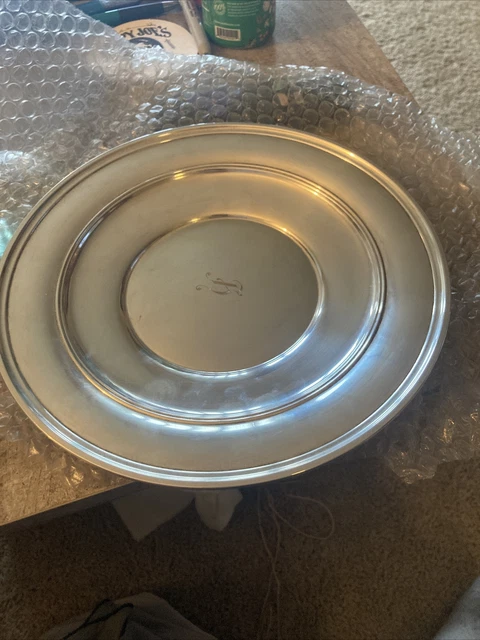 Gorham Durgin Sterling Plate 9 1/2"   Mono