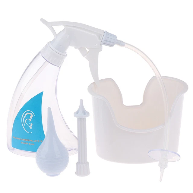 EAR WAX REMOVAL Ear Irrigation Washer Bottle Cleaning Tips Cap Bulb