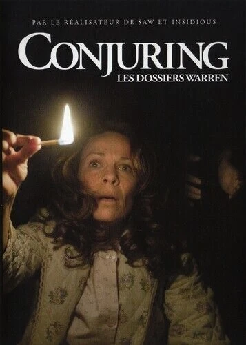 Affiche Cinéma Originale Grand Format - Conjuring : Les Dossiers Warren (format 120 X 160 Cm Pliée) James Wan - Vera Farmiga - Patrick Wilson - Année 2013