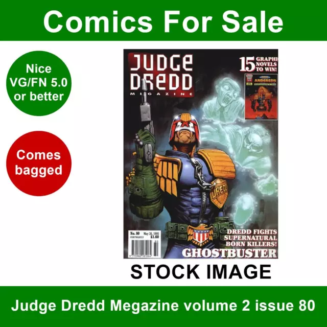 Judge Dredd Megazine Vol 2 no 80 - Nice (VG/FN) - Street Fighter movie ad - 1995
