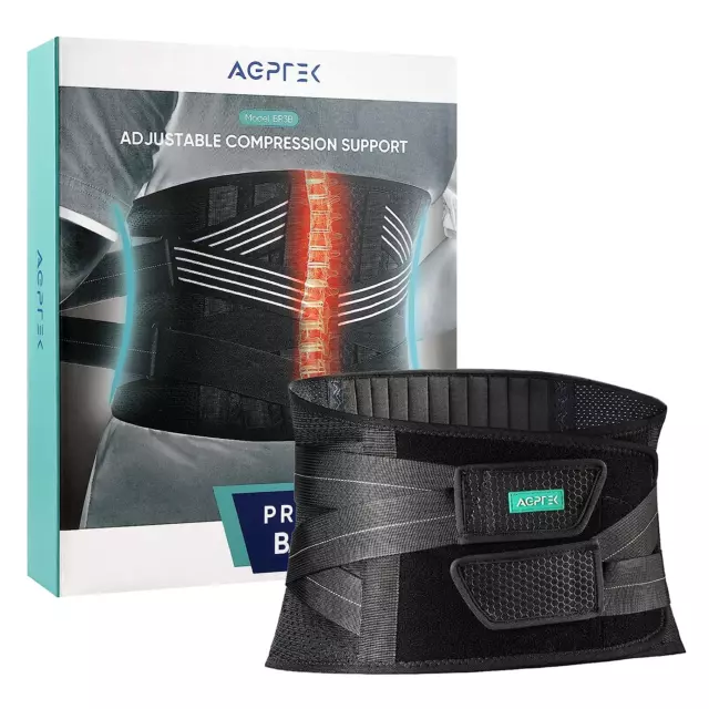 Bandeau Lombaire Support Dos, Ceinture Lombaire De Soutien Confortable Et Respir