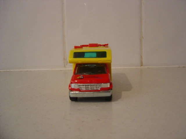 Miniature Majorette Dodge N°278 - Camping-car Vert Et Blanc - Échelle 1:600 - Occasion