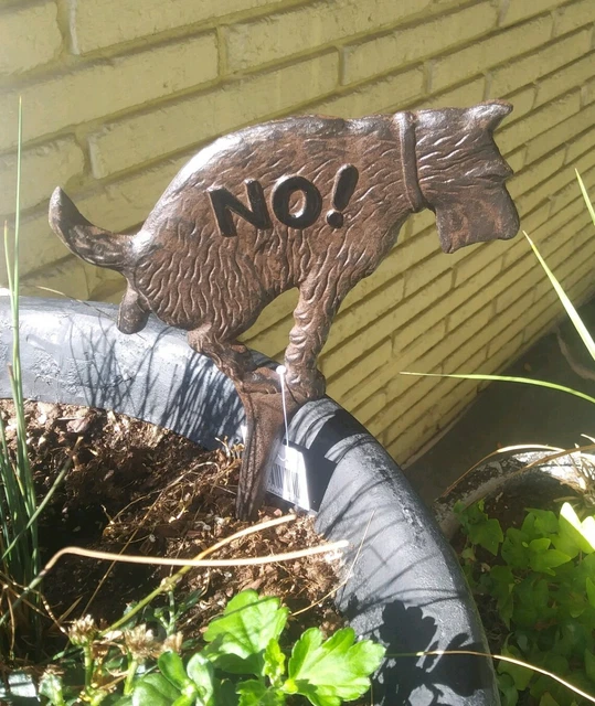 SCOTTIE DOG KEEP Off My Grass NO! Dumping Poop Dog Sign Yard Garden