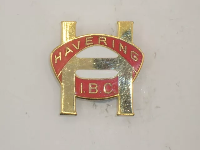 Havering Indoor Bowling Bowls Club Enamel Badge