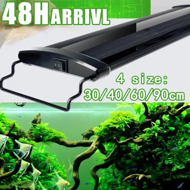 30-110CM Aquarium Fish Tank LED Light Over-Head Full Spectrum Plant Lighting NEW