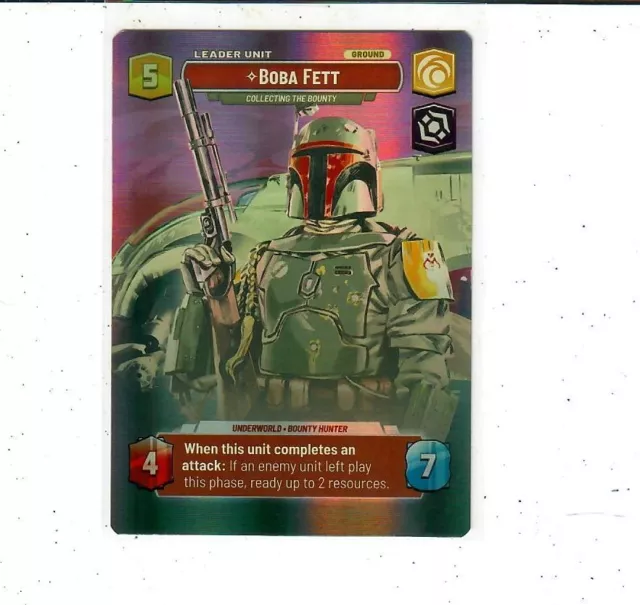 Star Wars Unlimited Boba Fett Showcase Pack Fresh