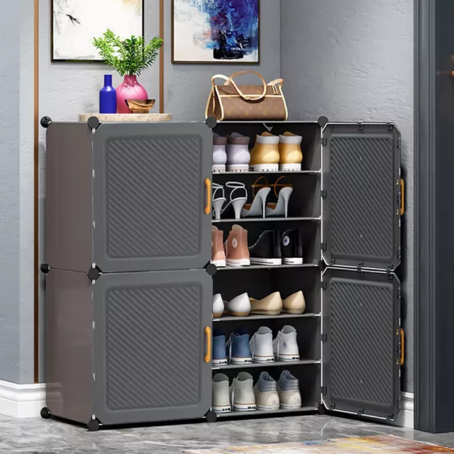 Shoe Cabinet Rack Storage with Door Cupboard Footwear Stand Hallway Shoe Storage