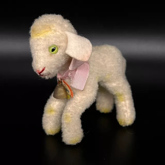 STEIFF Lamm LAMBY | 6510,04 | Jahr 1963 | 10 cm | Sehr guter Zustand