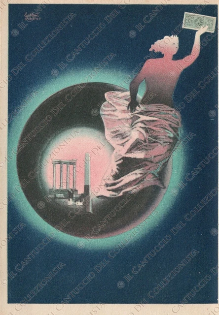 GRANDE LOTTERIA E. 42 Premi Cartolina illustratori BUFFONI E SERVAFICO