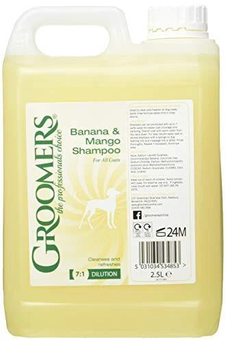 Banana and Mango Dog Shampoo Sweet fruity fragrance 2.5 Litre