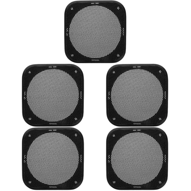 5PCS CAR SPEAKER Cover Mesh Guard Square Audio Speaker Subwoofer Guard