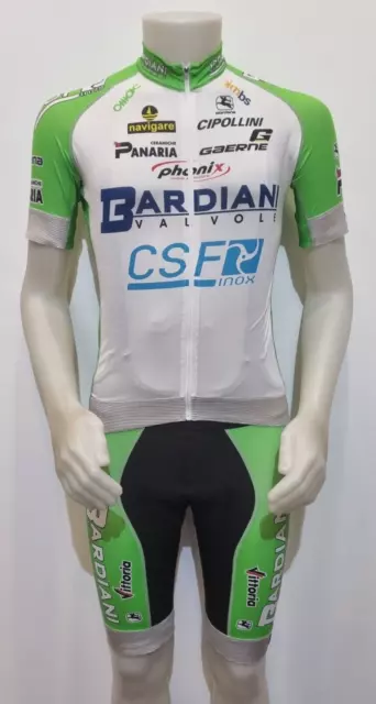 Salopette E Maglia Ciclismo Team Bardiani Tag. L Csf Cipollini Cycles Italy 201