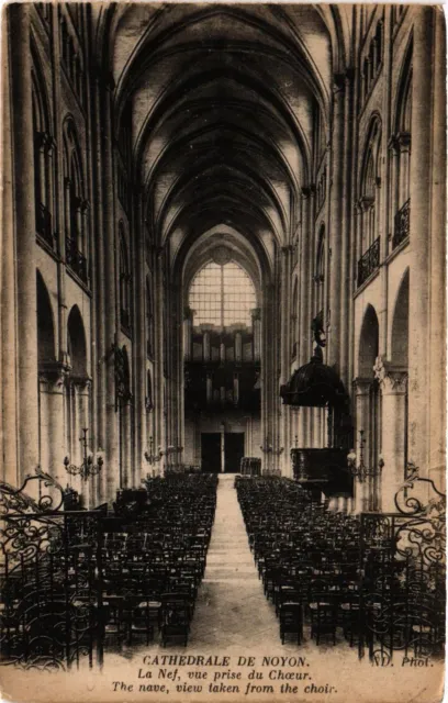 CPA AK NOYON-La Nave Cathedral Choir View (424116)