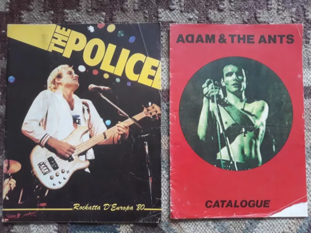 The Police Tour Programme Rockatta 1980 Milton Keynes UB40 Squeeze Adam And Ants