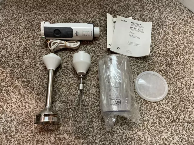 Braun Multi Quick 5 Varo Hand Blender with 21 Speeds, Whisk, and 1.5-Cup  Chopper