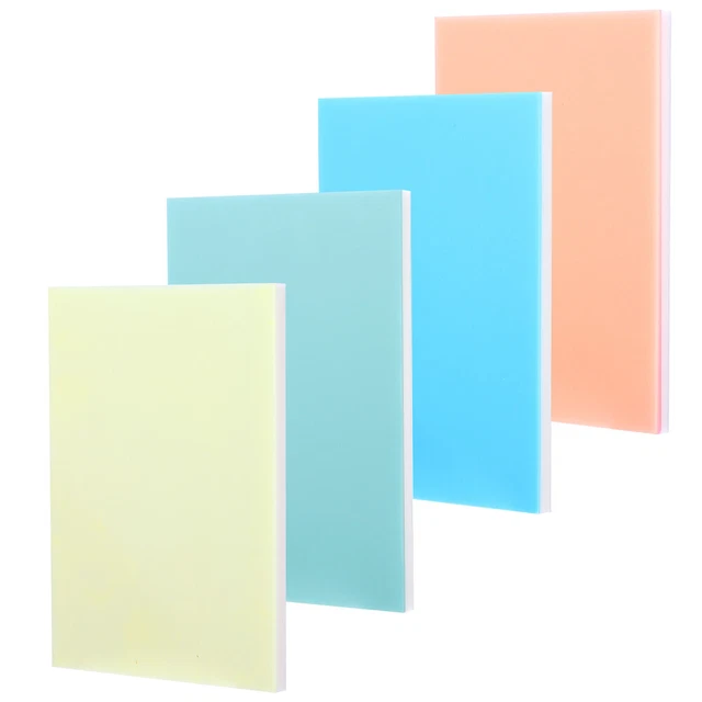 4 piezas bloques de linóleo bloques de talla de goma sello tallas impresiones PVC
