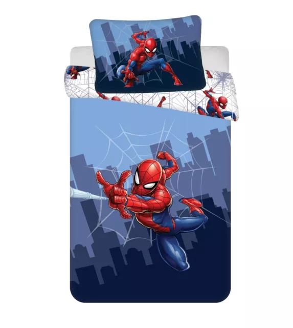 Spiderman Bettwäsche 2 tlg. Garnitur Decke Kissen Marvel Größe: 100x135 cm