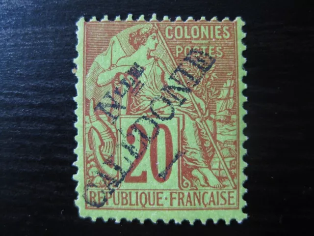 NEW CALEDONIA FRENCH COLONY Sc. #26 scarce mint stamp! SCV $110.00