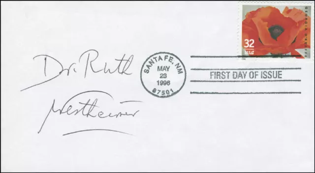 Ruth Westheimer - First Day Cover Signed