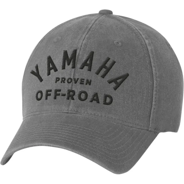 Licensed Yamaha Proven Off-Road Adjustable Curved Bill Hat Gray