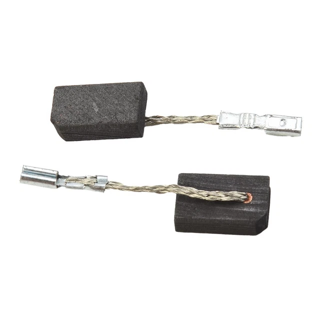 Lot De 6 Balais De Carbone Pour Meuleuse D'angle Metabo WEP 15-150 - Pièce 316055220 - Dimensions 6x12.5x15.3 Mm