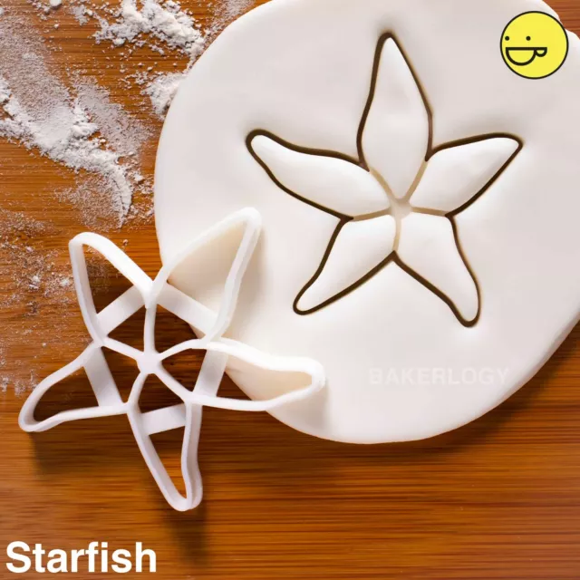 Starfish cookie cutter |nautical beach wedding party favor ocean mermaid biscuit