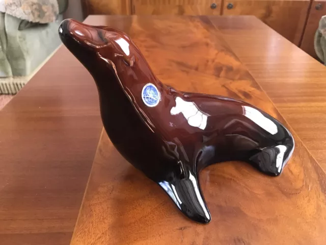 Seal Ornament - Canada Blue Mountain Pottery - Brown