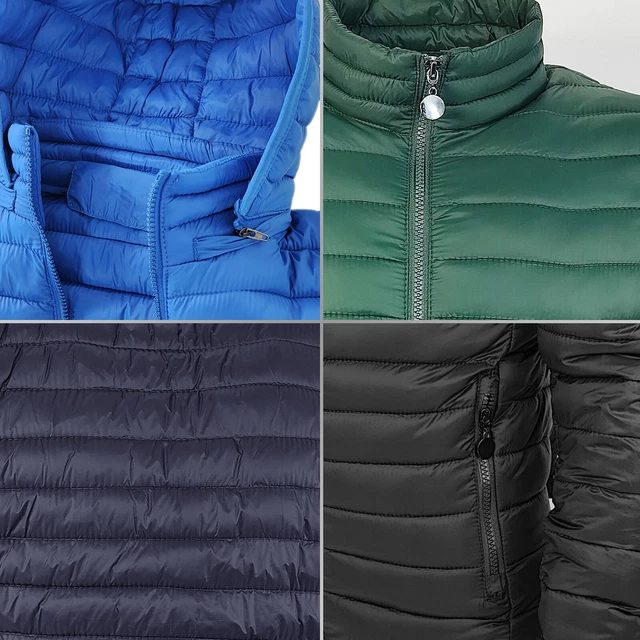 Giubbotto Uomo 100 Grammi Giacca Casual Giubbino Leggero Con Cappuccio VEQUE 4