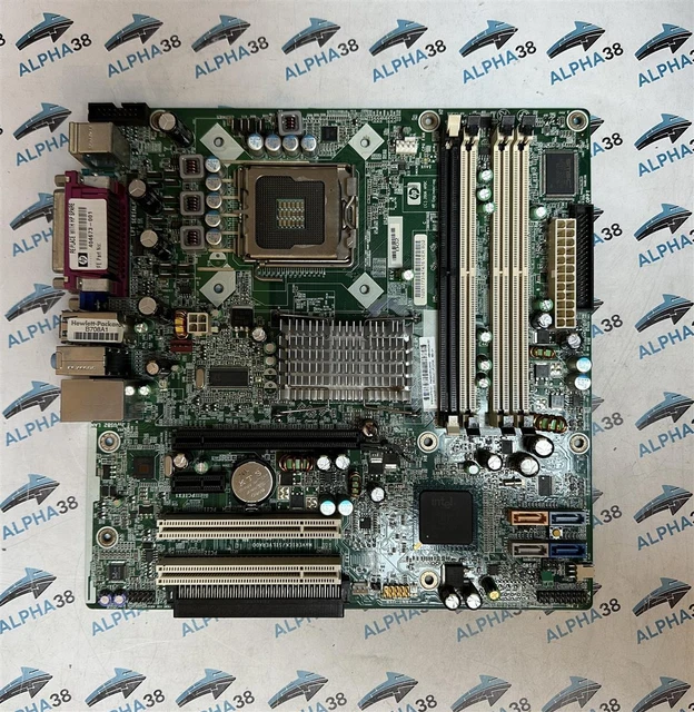 HP 404673-001  4x DDR2 Ram Sockel 775 Micro ATX 404224-001 Desktop PC Mainboard