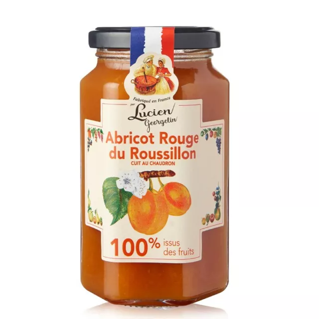 Fruchtaufstrich Aprikosen aus Roussillon 100% Frucht von Lucien Georgelin 300g !