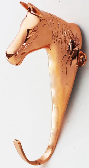 Metal Horse Equestrian Horse Home Decor Wall Mount Hook Barn Bridle 6734