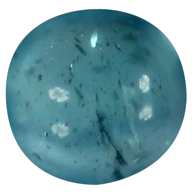 1.53 CT Rond Cabochon Forme (7 X 7 MM ) Brésilien Paraiba Bleu Apatite Gemme