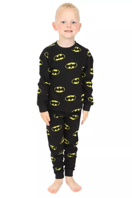 Garçons Officiel sur Tous Batman Manche Longue Pyjama