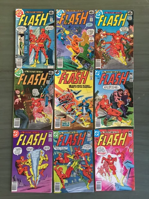 The Flash #271-339 42 Issue Dc Comics Lot Run Mid Grade Zoom Reverse Flash Iris