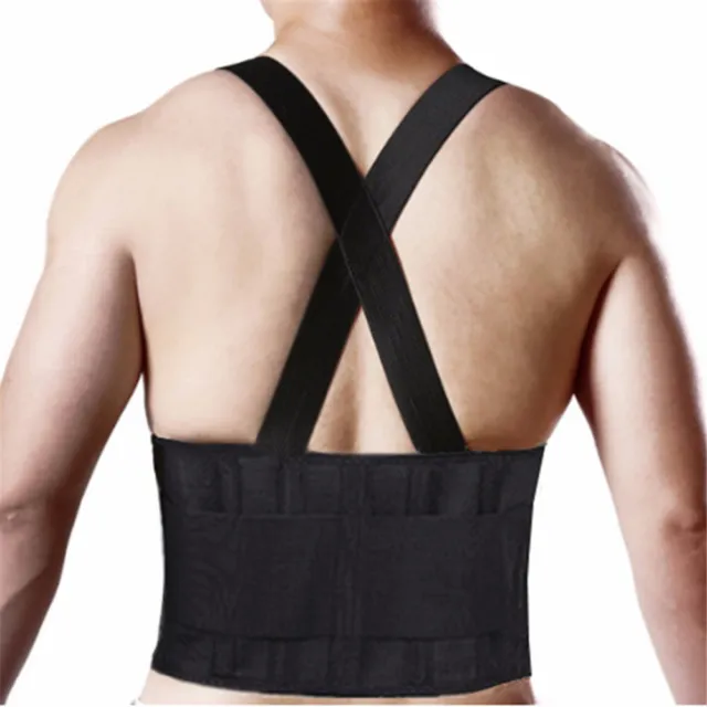 Back Brace Lower Lumbar Support Waist Suspender Belt for Heavy Duty Lifting Pain