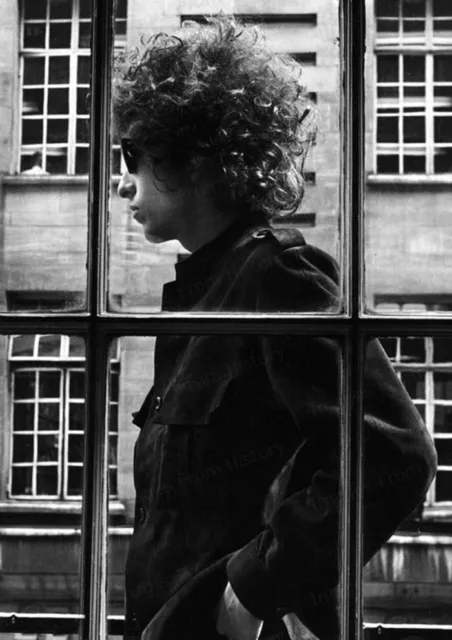 8x10 Print Bob Dylan London 1966 #JJBD