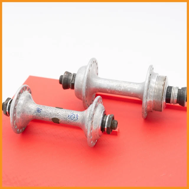 Moyeu Avant Campagnolo Vintage - 32 Trous, 101 Mm, Couleur Argent - Pour Roue De Vélo