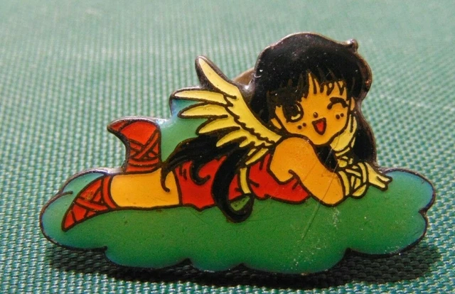 RARE VINTAGE SAILOR Moon Mars Enamel Lapel Pin Japan Anime Convention
