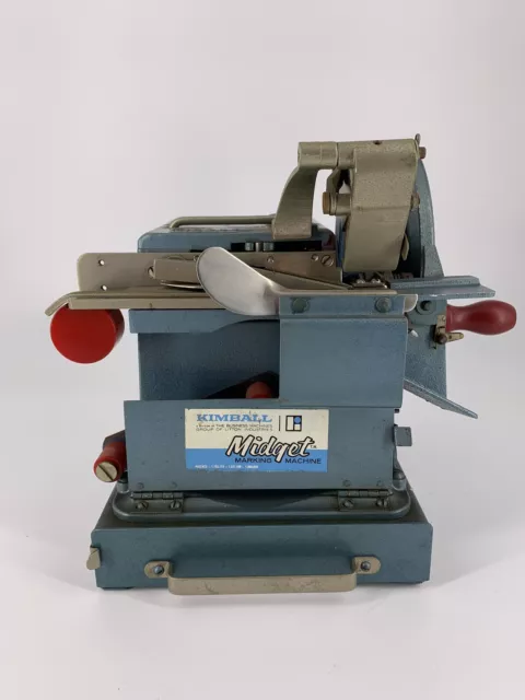Vintage Kimball Midget Marking Machine SN 183-3971